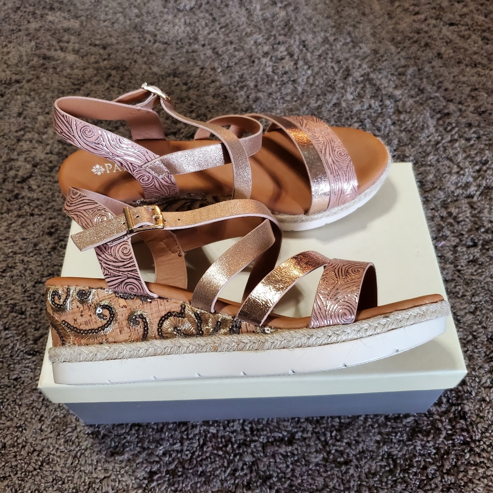 Patrizia by Spring Step Strappy Espadrille Sandals